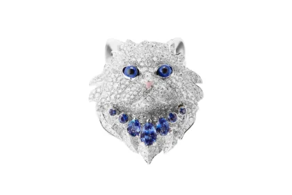 Boucheron021121 Boucheron Wladimir High Jewelry necklace brooch version Miao! by Boucheron