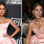 kate beckinsale christian siriano ballet corset dress variety power of wome Kate Beckinsale Pops in Pink Puffball Dress at Variety Power of Women 2024