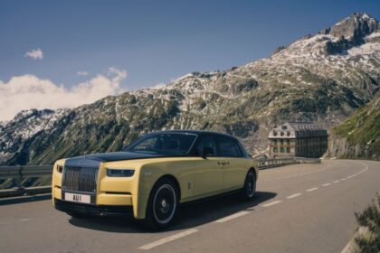 opener w Phantom Goldfinger Furka Pass 6 This New Rolls-Royce Phantom Is a Gold-Finished Ode to 'Goldfinger'