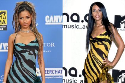 Tyla Aaliyah HED e1731333895170 Tyla Channels Aaliyah at the 2024 MTV EMAs